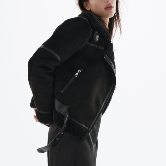 ZARA DOUBLE-FACED JACKET XS - Picture 5 of 7